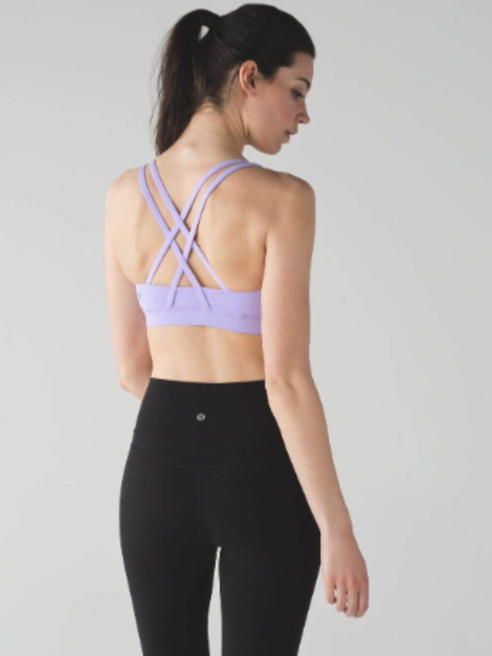 Lululemon energy Sports Bra Lavender 8